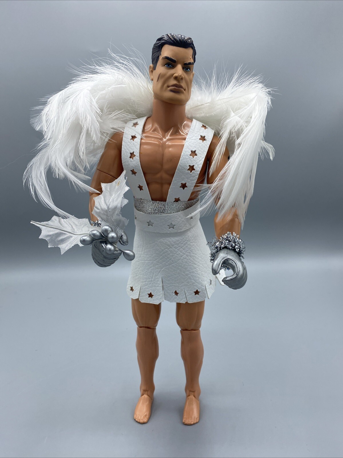 Vintage Action Man Doll Dressed As Christmas Angel