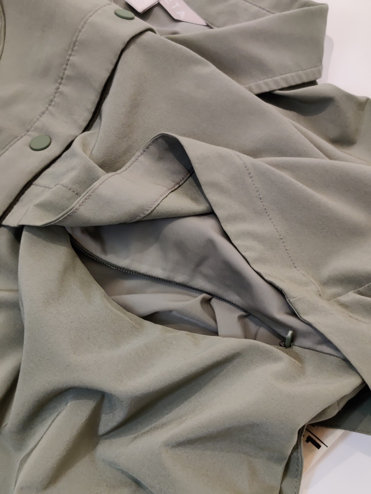 Athleta Snap Button Down Small Shirt Jacket- laur… - image 9