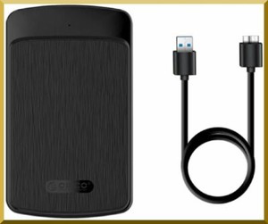 FESTPLATTE HGST Z7K500 320GB SATA 2,5" in neuem schnellen externen 3.0 GEHÄUSE