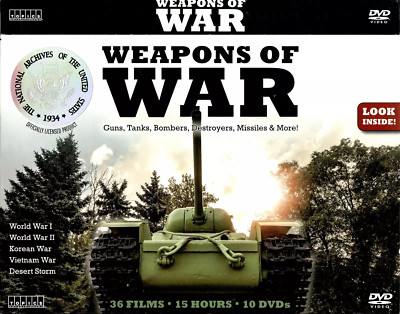 Modern Warfare films on DVD; 3rd 1 FREE! Post-1950 equipment, tactics, history
