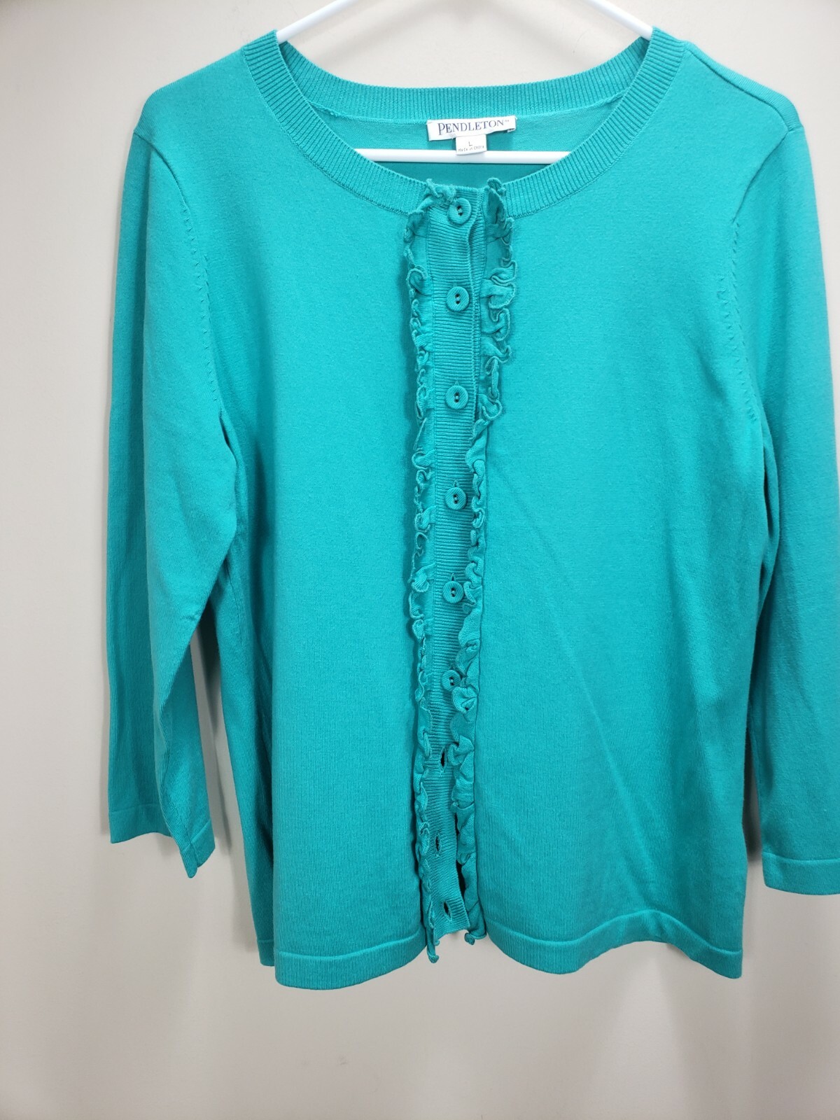 Pendleton Button up Cardigan Cotton Nylon Blend W… - image 1
