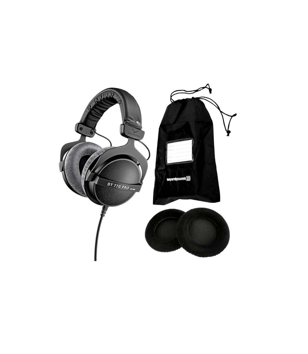 beyerdynamic DT 770 Pro 80-Ohm Headphone bundle with Black