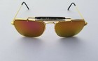 VINTAGE BEST COMPANY MOD 5004 COL250 GOLD PURPLE MIRROR LENS SUNGLASS ITALY 52  