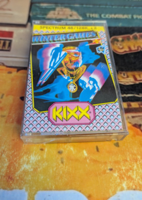Winter Games (Epyx 1986) Spectrum 48k 128k (Tape, Manual, Box) classic 8-bit