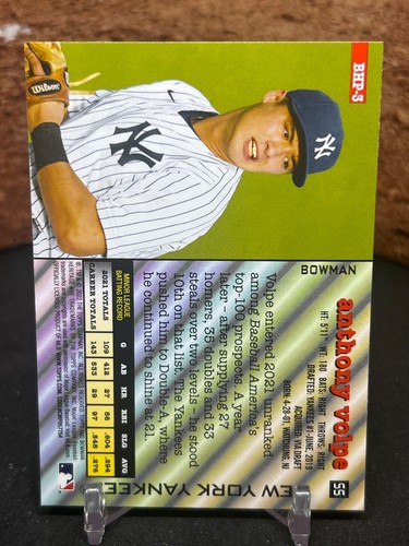 2022 Bowman Heritage - Prospects Anthony Volpe #BHP-3 (RC) - Picture 2 of 2