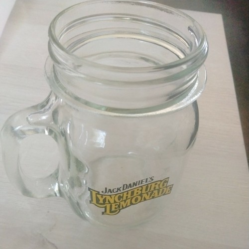 Jack Daniels Lynchburg Limonade Einmachglas Stil Becher Glas  - Bild 1 von 3