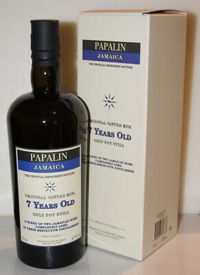 Papalin 7y Jamaica Vatted Rum (Velier) Pot Still 47% blend by Luca Gargano 0.7L