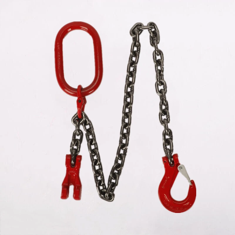 Kettengehänge Anschlagkette Krankette 8mm 1-2-4-Strang 1M 2M Tragkraft 2-3-5T DE - Bild 4 von 4