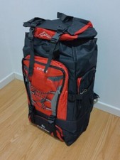 Sac à dos neuf 80L Étanche rouge et noir pour randonnée Alpinisme Escalade NEUF