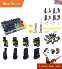 Professional Automotive Waterproof Electrical Connector Kit - 16 Gauge, Durable
