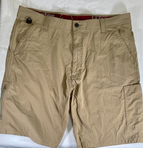 Wrangler Cargo Shorts Mens 40 Brown 
