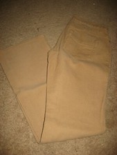 Womens Tan GAP Lowrise Stretch Corduroy Pants 0