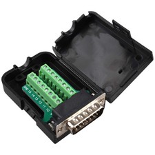 DB15 D Sub Male 15 Pin Terminal Adapter Breakout Board Solderless Case