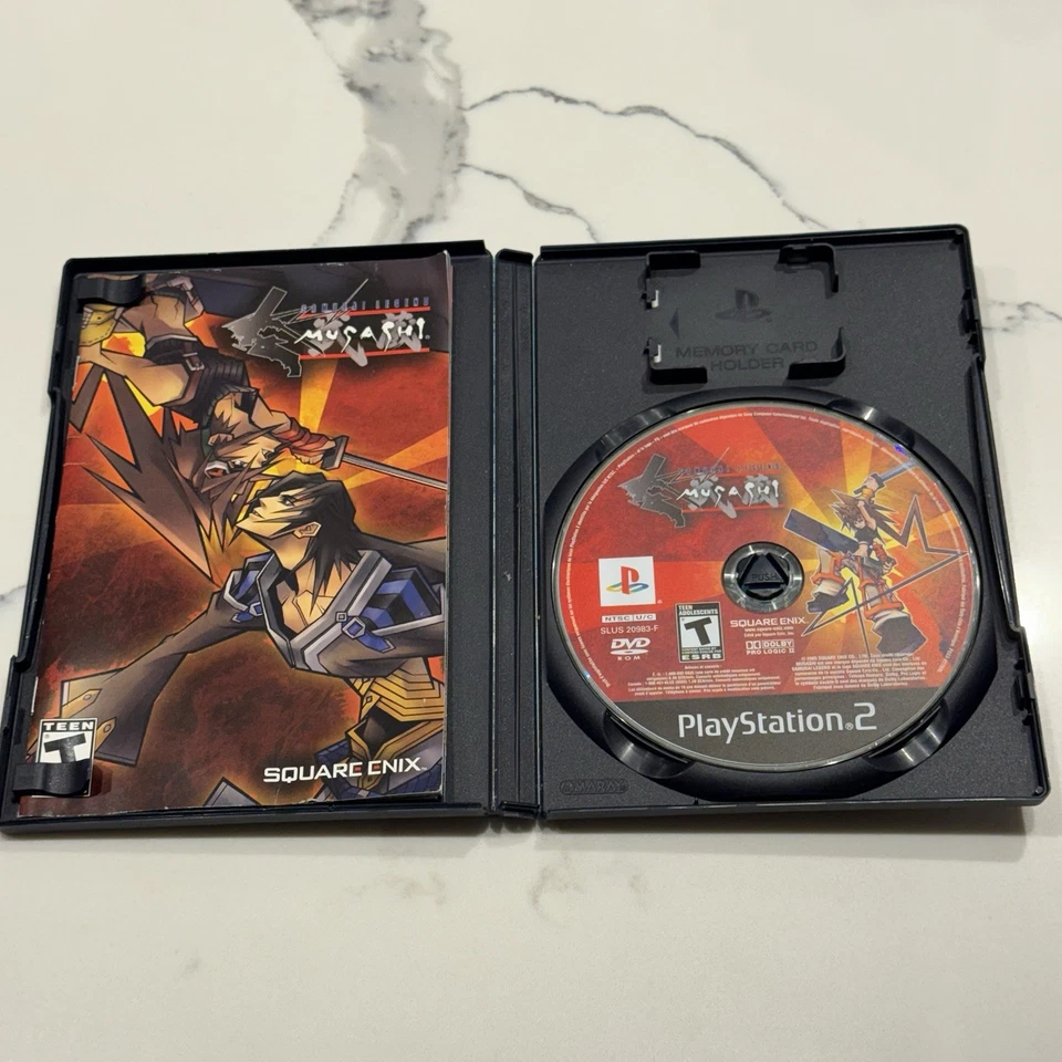 Musashi Samurai Legend (Playstation 2 PS2, 2005) Complete CIB Manual TESTED - Image 3 of 4