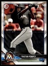 2018 Bowman Draft Tristan Pompey Miami Marlins #BD-129