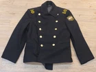 Soviet Russian Naval Sailor's Peacoat Jacket Uniform Small Baltic Fleet Rare