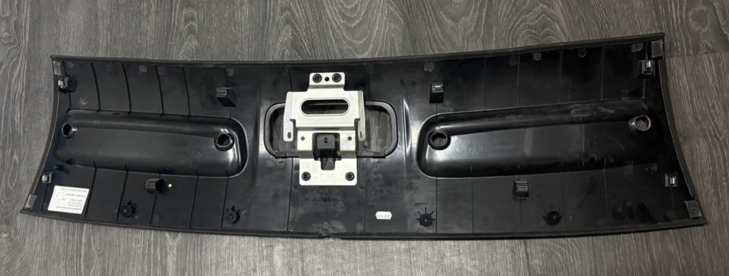 Lamborghini Huracan 4T0867512F Roof Visor Trim Panel OEM Black Leather
