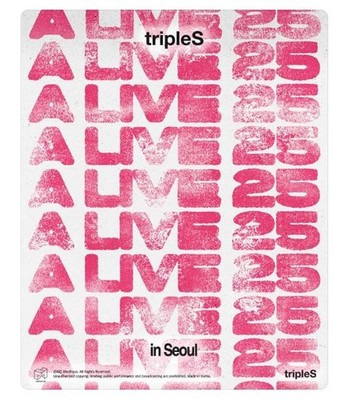 tripleS A Live 25 in Seoul OFFICIAL MD GOODS SHAKER KEYRING KEY