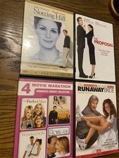 Romance Dvd Lot 7 Movies Notting Hill Julia Roberts Sandra Bullock Hugh Grant