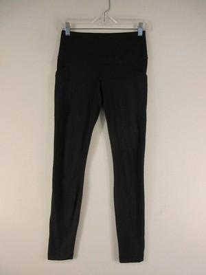 Yogalicious Lux Black High Waist Leggings Women's S Stretch Slim Activewear