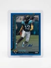 2025 Topps Chrome - Rookie Autographs Travis Hunter #RA-THU Blue Refractor /150