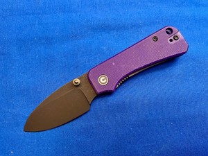 CIVIVI Baby Banter Purple Nitro-V Folding Pocket Knife