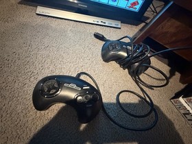 Original Sega Genesis System Model 1 16-bit w/9 Games And 2 Controllers Tested!!