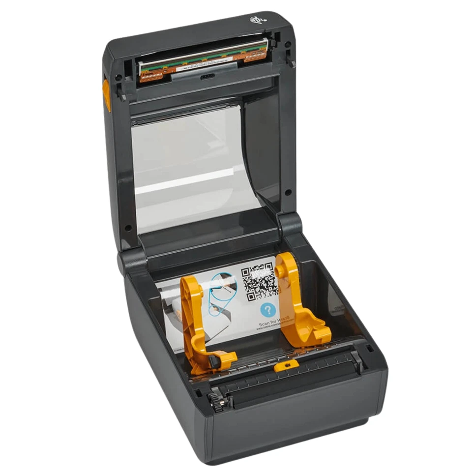 Zebra ZD421T 300dpi Thermal Transfer USB Barcode Label Printer ZD4A043-301E00EZ - Image 4 of 4