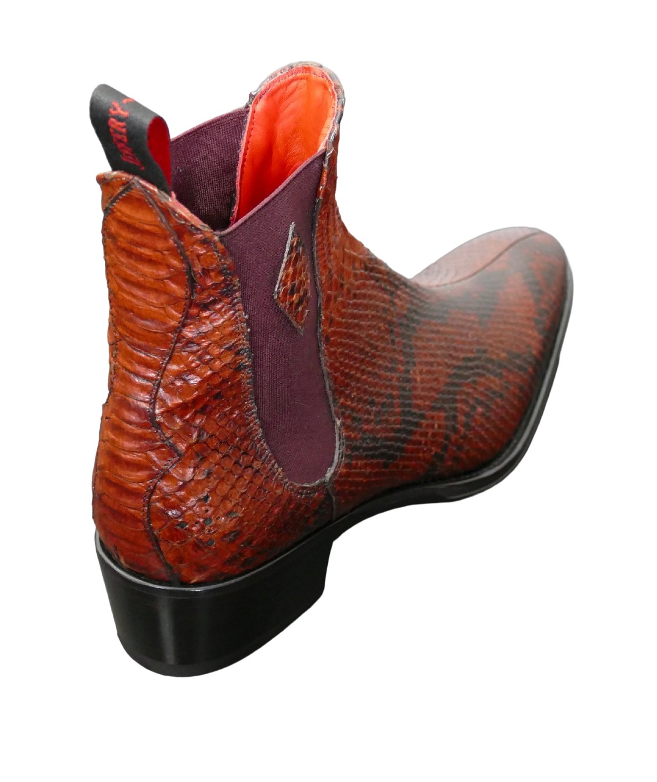 Jeffery-West MAINLINE Lynott 'PUSCHA' Dark Brown Snake Chelsea Boot RRP £465 image 5