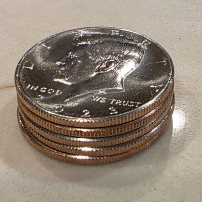 1 From Lot Of 5 2023-P Kennedy Half Dollars 50C Business Strike Copper