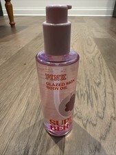 VICTORIA'S SECRET PINK SUPER BERRY GLAZED SKIN BODY OIL 8 oz NEW
