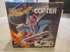 Spider-Man Spiderman 1978 Energized Copter MIB A Remco Old Store Stock