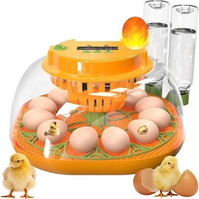 12 Egg Hatching Incubator with Automatic Turner for Hatching Turkey Goose