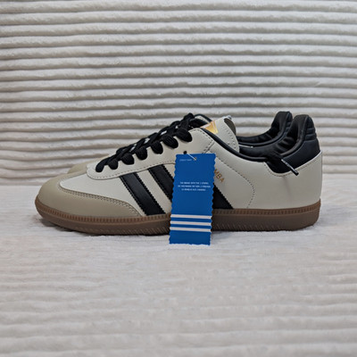 adidas Samba OG ''Cream White/Core Black/Sand Strata'' Low Top Lace-Up ID0478