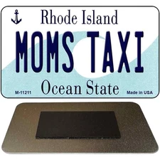 Moms Taxi Rhode Island State License Plate Tag Novelty Magnet M-11211 3.5" x 2"