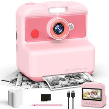 Kids Camera Instant Print, 48MP/2.5K UHD Kids Instant Print Camera, Christmas...
