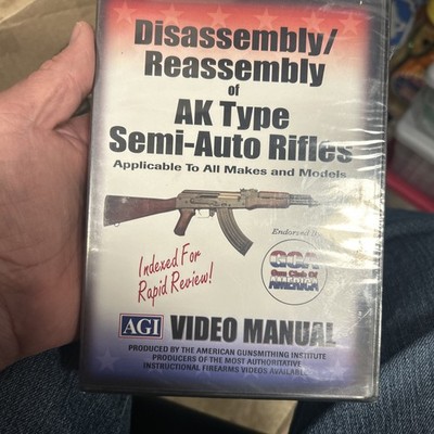 AGI Disassembly/ Reassembly of AK Type Semi Auto Rifles DVD Course # 7054 New!