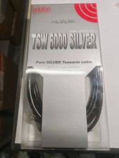 Ortofon TSW-6000 Argento RCA/RCA Cavo Braccio Argento Puro, Made in Japan