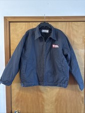 Aramark Uniform Jacket With Whalen Trucking Embroidered Patch Gray Size XLR