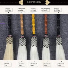 Chinese Traditional Horsetail Whisk Fly Duster Taoist Ritual Tai Chi Accessory