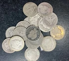 20CT BARBER QUARTERS MIX DATES 90% SILVER $5.00 DOLLAR FACE VALUE