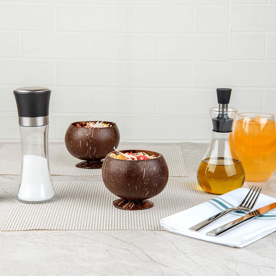 Vajilla de restaurante - Coco Casa tazas de 10 onzas con cáscara de coco, 40 mini copas de martini Foto 3 de 4