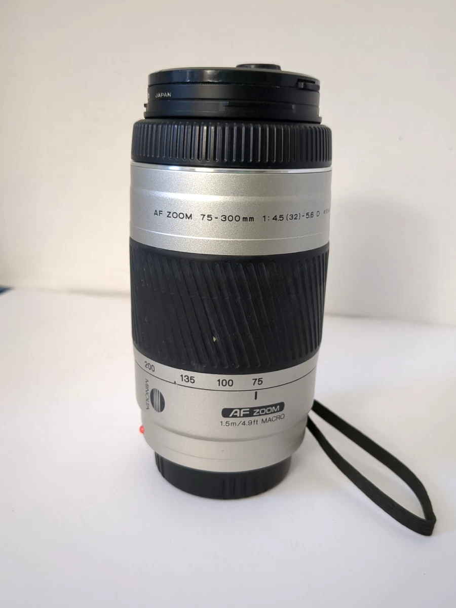 MINOLTA AF 75-300 mm F4.5‐5.6 ソニー aマウント用 Minolta 75-300mm f/4.5-5.6 Camera Lenses for sale | eBay