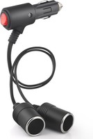 Kfz Adapter Steckdose 1-2 ZigarettenanzüNder Stecker 12V/24V