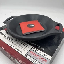 FUNDIX 9.5” Paella Pan Nonstick Induction Cast Aluminum