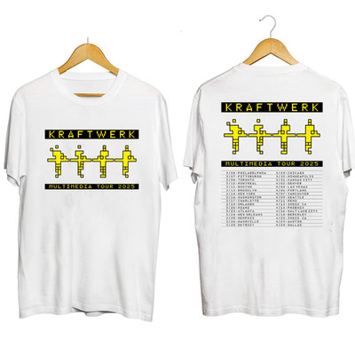 NEW!! 2025 Kraftwerk Multimedia Tour Shirt Gift for Fans