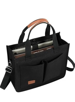 VOOVA Canvas Tasche für Damen, große Damen Arbeitstaschen Canvas Crossbody Schultertasche