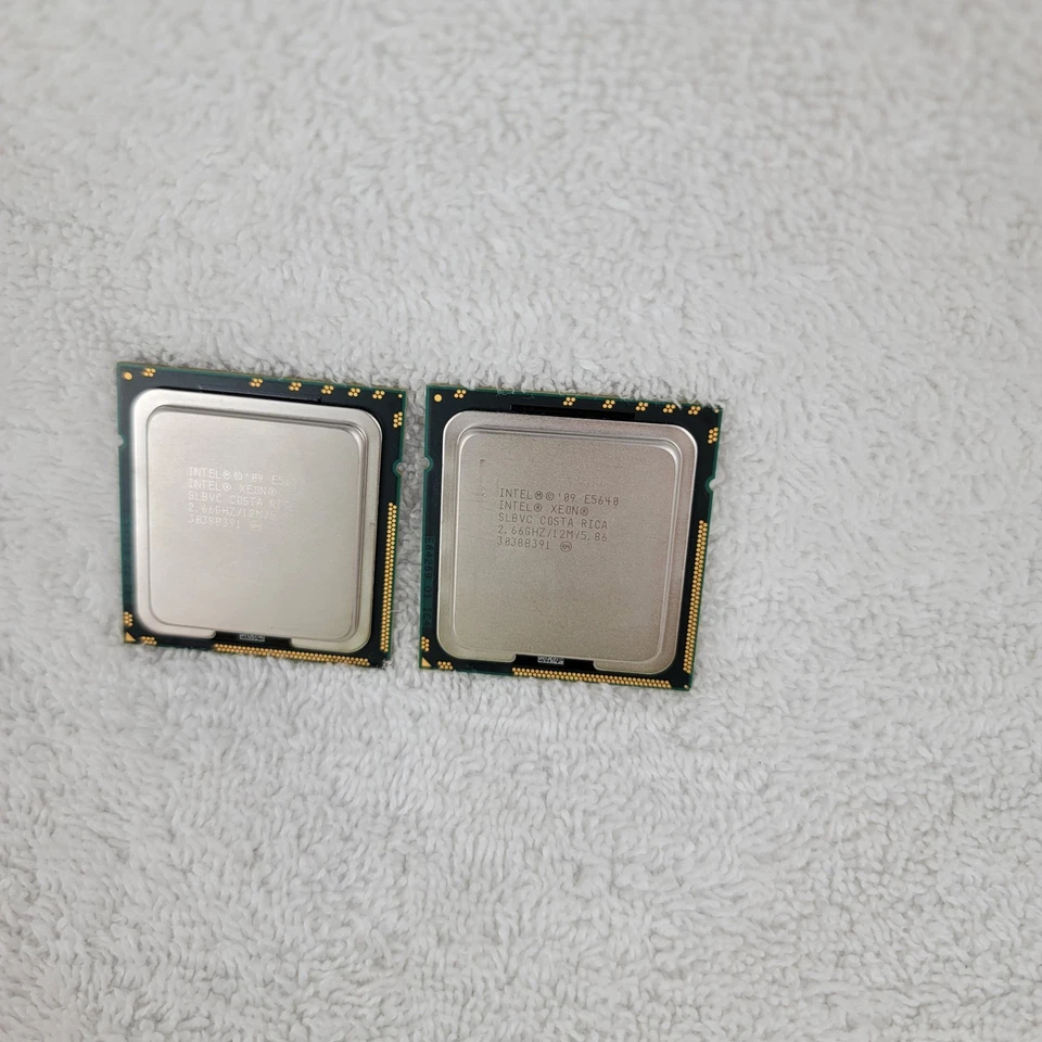 2 procesadores CPU Intel Xeon E5640 2,66 GHz 12M 5,86 ¿Muy buenos usados? SLBVC Foto 4 de 4