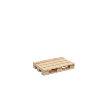 Mini pallet bancale di legno tagliere piccolo 12 x 8 x h 2 cm