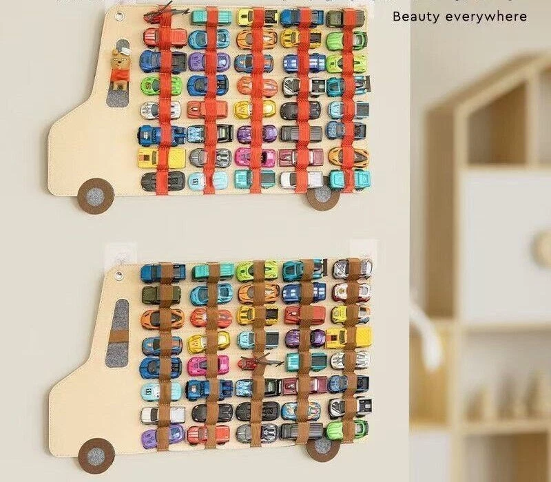 Hanging Storage Organizer for Hot Wheels,Felt Display Case for Hot Wheels Matchb - Image 4 of 4